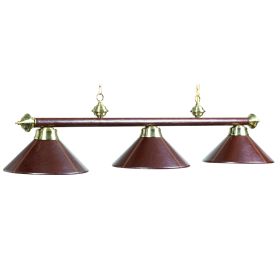 3 LT-54" BILLIARD LIGHT-LEATHER/BROWN