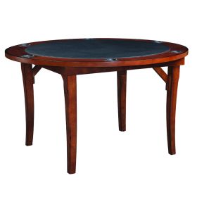 48" FOLDING GAME TABLE - CHESTNUT