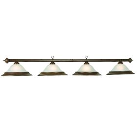 82" 4 LT BILLIARD LIGHT-OIL RUBBED BRONZE