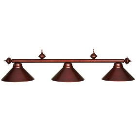 54" 3LT BILLIARD LIGHT- CHESTNUT