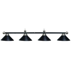 78" 4 LT BILLIARD LIGHT-MATTE BLK/ ST