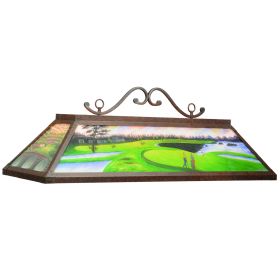 48"HAND-PAINTED BILLIARD LIGHT