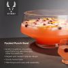 Footed Punch Bowl by Viski