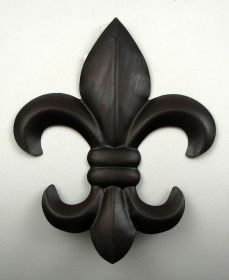 Small Fleur De Lis Wall Plaque