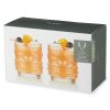 Pacific Crystal Tiki Lowball Tumblers Viski