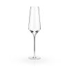 Angled Crystal Champagne Flutes by Viski