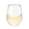 Scattered Snowflakes Stemless Wine Glass by Twine