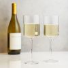 Laurel Crystal White Wine Glasses Viski