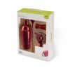 Red Barware Set