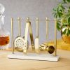 Gold & Marble Bar Tool Set by Twine