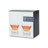 Footed Crystal Scotch Glasses by Viski