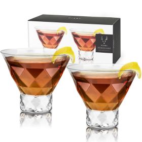 Gem Crystal Martini Glasses by Viski