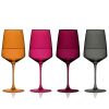 Reserve Nouveau Crystal Wine Glasses in Sunset Viski