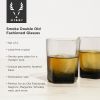 Smoke Double Old Fashioned Glasses by Viski