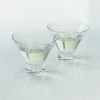 Heavy Base Crystal Martini Glasses by Viski