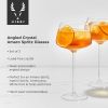 Angled Crystal Amaro Spritz Glasses by Viski