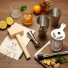 17-Piece Stainless Steel Barware Set in Silver Viski