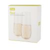 Flexi: Stemless Champagne Flute Set