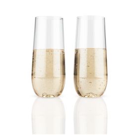 Flexi: Stemless Champagne Flute Set