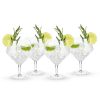 Angled Crystal Gin & Tonic Glasses (Set of 4) by Viski