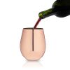 agCopper Stemless Wine Glasses by Viski