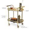 Gold Bar Cart by Viski