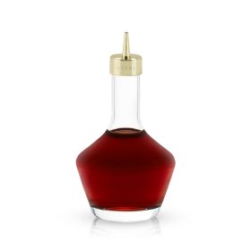 Bitters Bottle with Gold Dasher Top by Viski