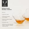 Rolling Crystal Whiskey Tumblers by Viski