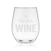 But First Wine Stemless Wine Glass