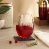 Scattered Snowflakes Stemless Wine Glass by Twine