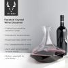 Faceted Crystal Wine Decanter by Viski