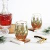 Woodland Stemless Wine Glass Set by Twine