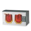 Double Walled Aurora Tumblers in Amber (set of 2) by Viski