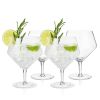 Raye Crystal Angled Gin & Tonic Glasses Viski