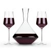 3-Piece Angled Crystal Bordeaux Set by Viski