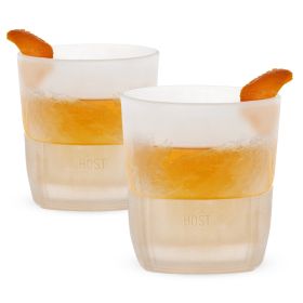 Glass FREEZE Whiskey Glass (set of two) by HOST