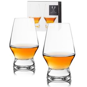 Footed Crystal Scotch Glasses by Viski