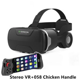 VR Glasses Thousand Magic Lens Wear Immersive Headset (Option: Plus 058Eating Chicken handle)