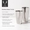 Stainless Shaker Tin Set by Viski